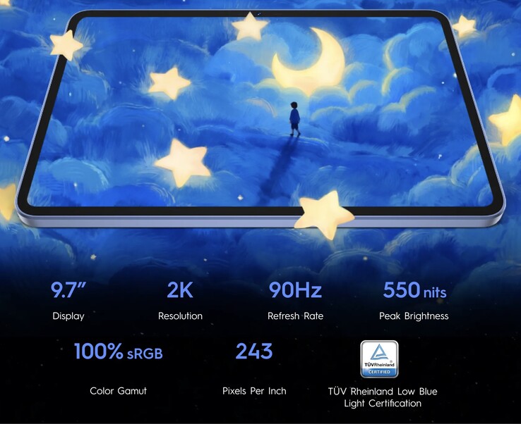 Die Display-Spezifikationen des Megapad SE 2.