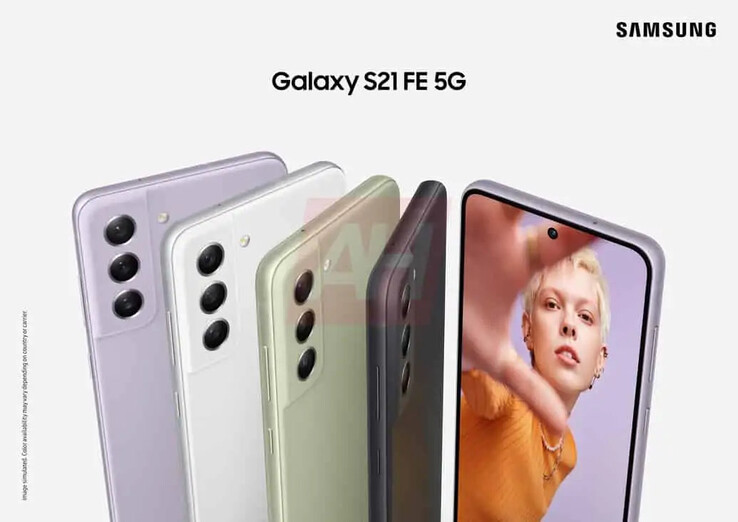 Das Samsung Galaxy S21 FE wird offenbar in zumindest vier Farben angeboten werden. (Bild: Android Headlines)