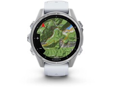 Auch die kompaktere Version der Fenix 8 unterstützt die Kartendarstellung