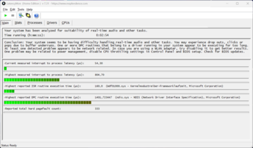 LatencyMon - Übersicht