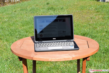 Die geringe Displayhelligkeit erschwert das Arbeiten zusätzlich.