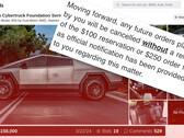 Dieser Tesla Cybertruck auf Cars & Bids ist von Teslas Anti-Verkaufs-Politik ausgenommen, aber andere haben Verbote für ähnliche Verkaufsversuche erhalten (Bild: Cars & Bids / Cybertruck Owners Club - bearbeitet)