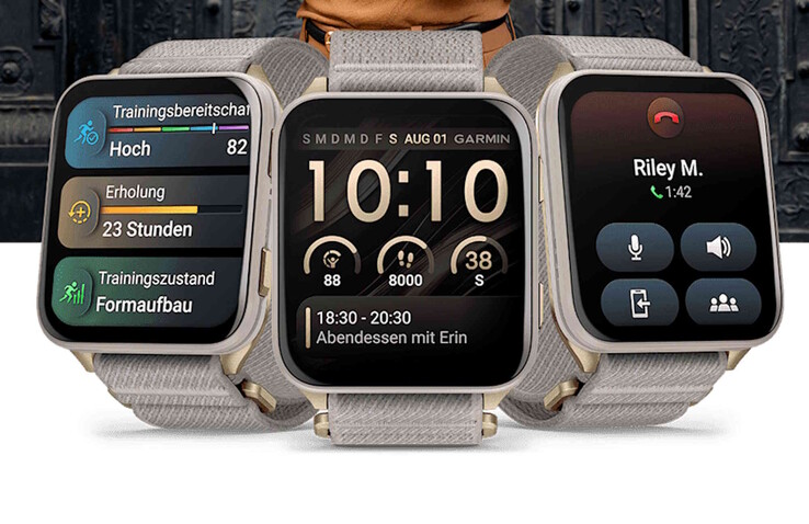 Die Modellversion Softgold ist recht auffällig (Bildquelle: Garmin)