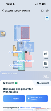 Übersicht mit Live-Fortschritt
