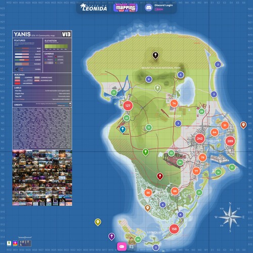 Die GTA 6 Karte von map.stateofleonida.net 