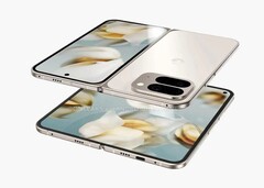 Das Google Pixel 10 Pro Fold soll ein dünneres Scharnier erhalten. (Bildquelle: @OnLeaks / Android Headlines)