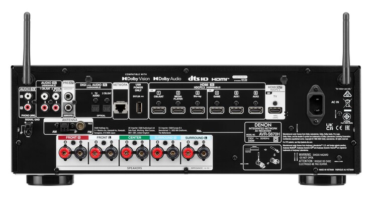 Denon AVR-S670H (Bild: Denon)