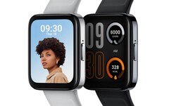 Die Realme Watch 3 Pro setzt auf ein fast quadratisches Gehäuse mit großem AMOLED-Display. (Bild: Realme)