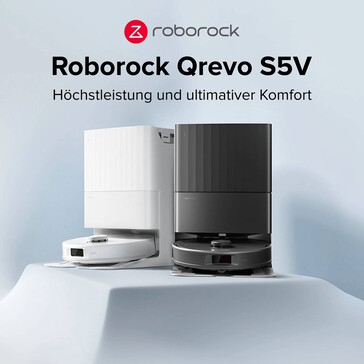 Der Qrevo S5V kommt mit Basisstation (Bildquelle: Roborock)