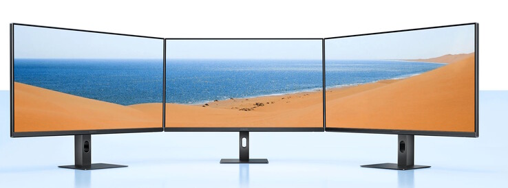 Durch die relativ geringen Ränder sollen sich Multi-Monitor-Setups realisieren lassen (Bildquelle: Xiaomi)