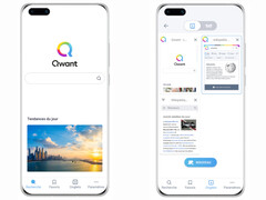 Smartphones von Huawei kommen in Europa in Zukunft mit Qwant in den Handel (Bild: Qwant)