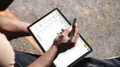 Das IdeaPad Duet 3 unterstützt die Eingabe per Stift (Bild: Lenovo, zugeschnitten)