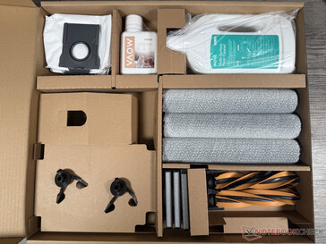 Viel Zubehör im extra Karton