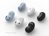 Die Galaxy Buds Bean In-Ear-Ohrhörer von Samsung sehen aus wie ne Bohne und haben die Modellnummer SM-R180.