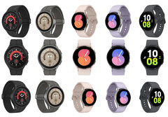 Die Samsung Galaxy Watch5 und Galaxy Watch5 Pro zeigen sich auf einem neuen Render. (Bild: 91mobiles)