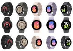Die Samsung Galaxy Watch5 und Galaxy Watch5 Pro zeigen sich auf einem neuen Render. (Bild: 91mobiles)