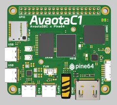 Avaota C1: Neuer Einplatinenrechner kommt mit GPIO und HDMI (Bildquelle: Avaota)