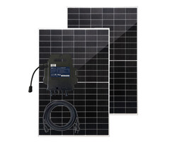 Balkonkraftwerk zur eigenständigen Produktion von regenerativem Strom aus Sonnenenergie