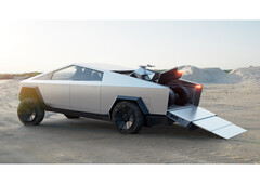 Tesla Cybertruck ist ein E-Fahrzeug im Cyberpunk-Stil (Bild: Tesla)