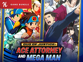 Duo der Gerechtigkeit: Ace Attorney und Mega Man Humble Bundle-Deal-Banner. (Bildquelle: Humble Bundle mit Bearbeitungen)