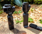 DJI Osmo Pocket 4P neben der Insta360 Luna Ultra