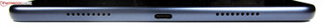 Fußseite: Lautsprecher, USB-C 2.0