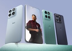 Das Motorola Edge 70 Fusion wird in zahlreichen Farben angeboten, inklusive Hellblau und Grün.