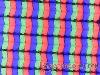 Das matte Panel ist im Vergleich zur Glossy-Variante etwas körniger