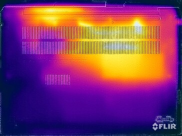 Oberflächentemperaturen Stresstest (Unterseite)