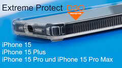 Hama Extreme Protect Handyhüllen für Apple iPhone 15, 15 Plus, 15 Pro und 15 Pro Max mit D3O Aufprallschutz.