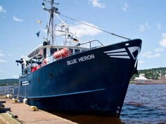 Ein Foto des Bootes "Blue Heron" (Bildquelle: Universität von Minnesota Duluth)