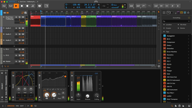 Integration von rekordbox & Bitwig in Studio Plan