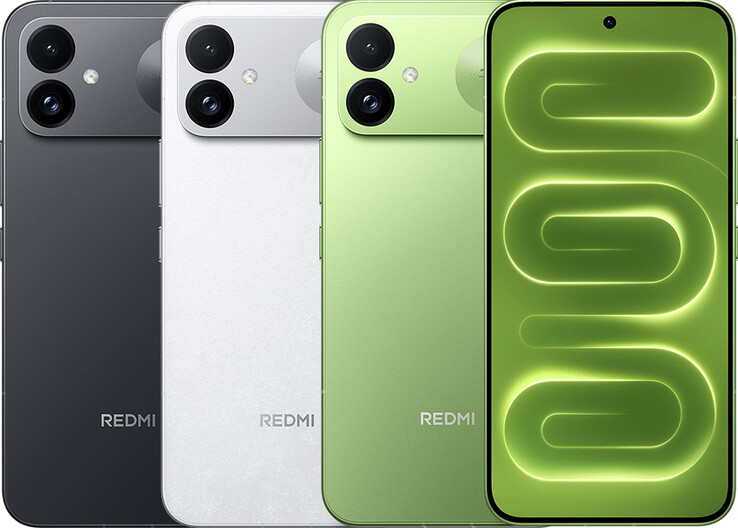 Die Farbvarianten und die Vorderseite des Smartphones.
