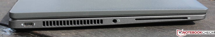 Links: USB Typ-C mit Thunderbolt 4, Audio Combo, SmartCard
