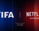 Die offiziellen Logos von Netflix und der FIFA Fussball-Weltmeisterschaft 2026. (Bildquelle: Netflix)