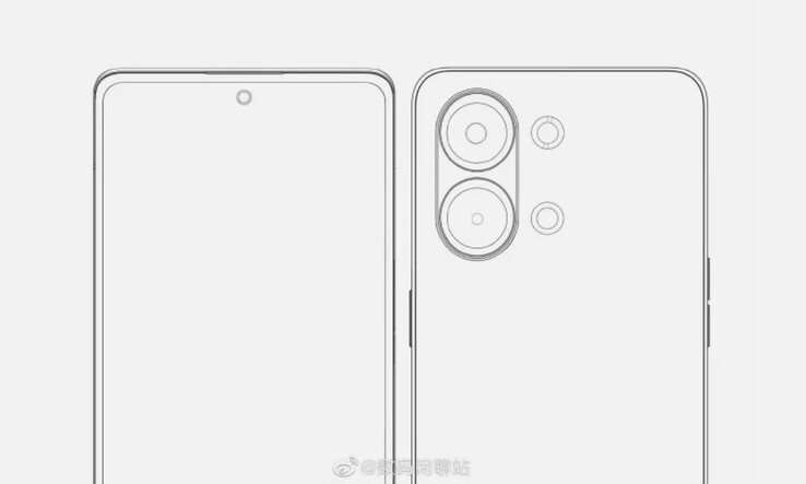 Das Oppo Reno9 5G erhält ein Kameramodul im neuen Look, sieht seinem Vorgänger ansonsten aber recht ähnlich. (Bild: Digital Chat Station, Weibo)