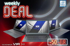 Schenker Via 14: 14-Zoll-Notebook im Weekly Deal ab 749 Euro
