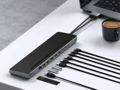 Satechi Dual Dock Stand ist eine neue Dockingstation für MacBooks und Windows. (Bild: Satechi)