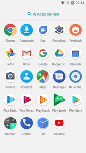 Android-One Hauptmenü