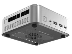 Silberfarbener Mini-PC