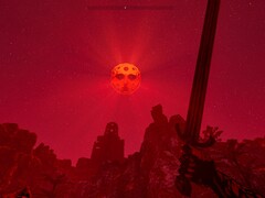 Gameplay-Screenshot aus The Lantern of the Laughless Saint.