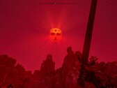 Gameplay-Screenshot aus The Lantern of the Laughless Saint.