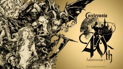 Ein Banner zur Ankündigung des 40-jährigen Jubiläums von Castlevania