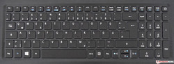 Tastatur beim Acer Aspire 7 A715