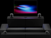 Der Apple TV 4K der vierten Generation verbindet sich mit bis zu vier HomePods – doppelt so vielen wie bei früheren Modellen, deren Stereowiedergabe auf zwei Lautsprecher begrenzt war.