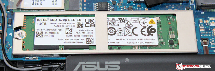 Eine PCIe-3-SSD dient als Systemlaufwerk.