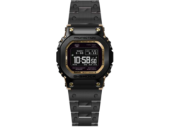 Die Casio GMW-BZ5000D (im Bild) zeichnet sich durch goldfarbene Akzente an den Schrauben der Lünette und dem Rahmen des LCD-Displays aus. (Bildquelle: Bestwatch.ru)