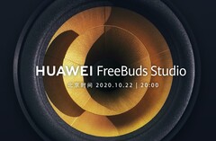 Mit diesem Teaser hat Huawei offiziell bestätigt, dass die FreeBuds Studio am 22. Oktober 2020 enthüllt werden. (Bild: Huawei)