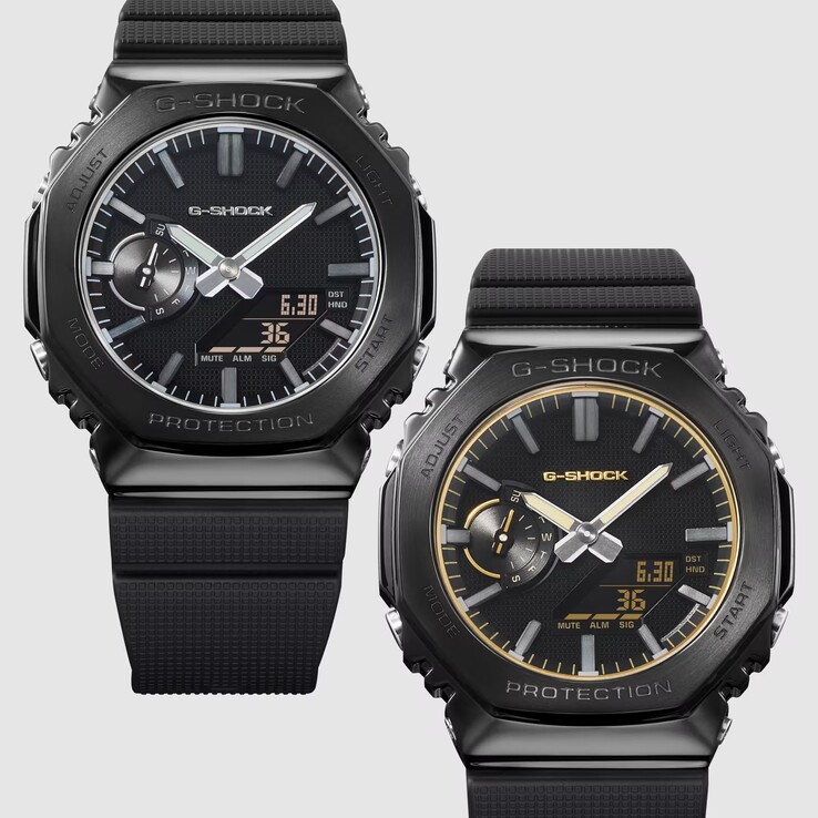 G-Shock GM-2100LXB-1A (links) und GM-2100LXB-1A9 (rechts)
