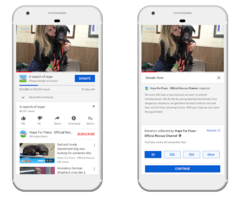 YouTube Giving: Spendenaktionen direkt auf YouTube möglich